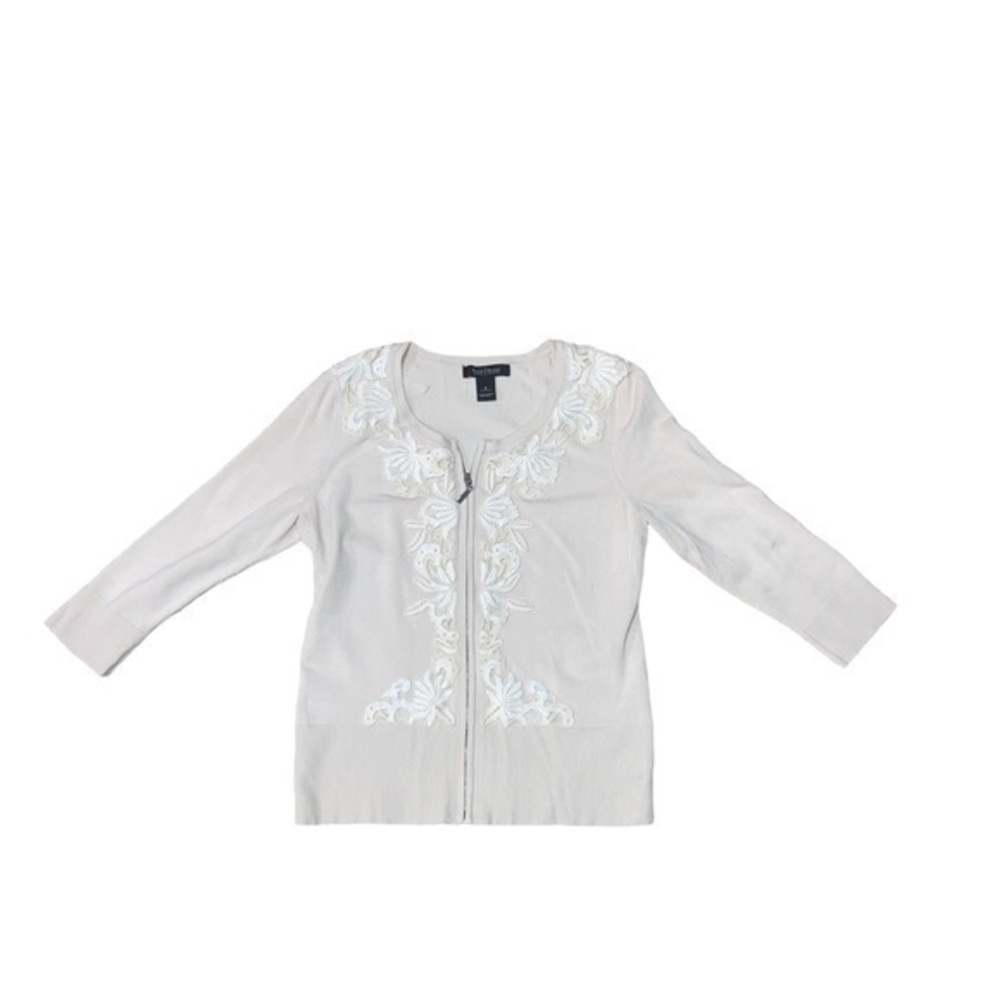 White House black market cardigan sweater cream